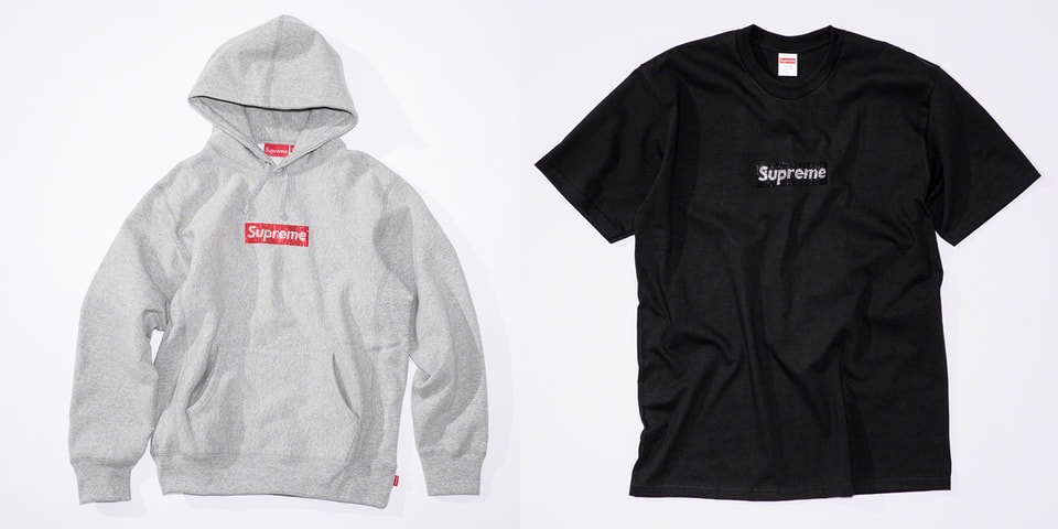 Grey Supreme Box Logo Anniversary Supreme 25-Year Anniversary Collection Release Hypebae