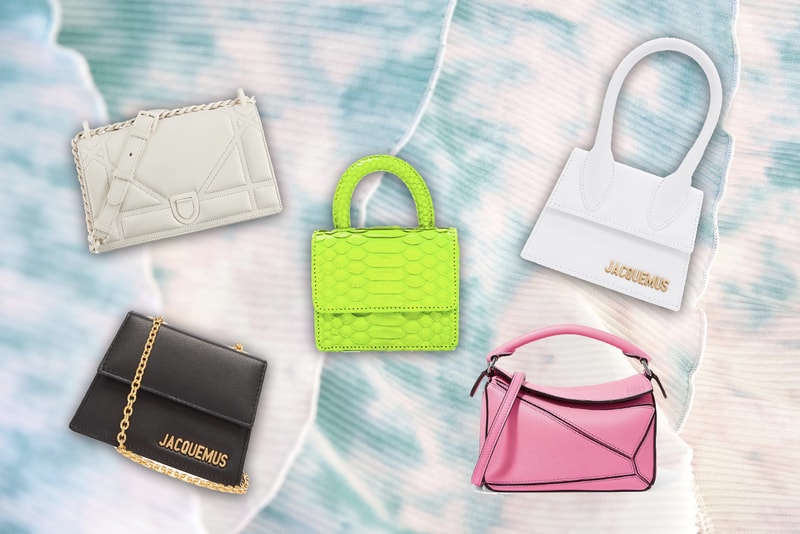Best Tiny Bags from Jacquemus, Dior and Loewe Gelareh Mizrahi Tiny Bag Trend Miniature Bag Purse Fashion Kylie Jenner