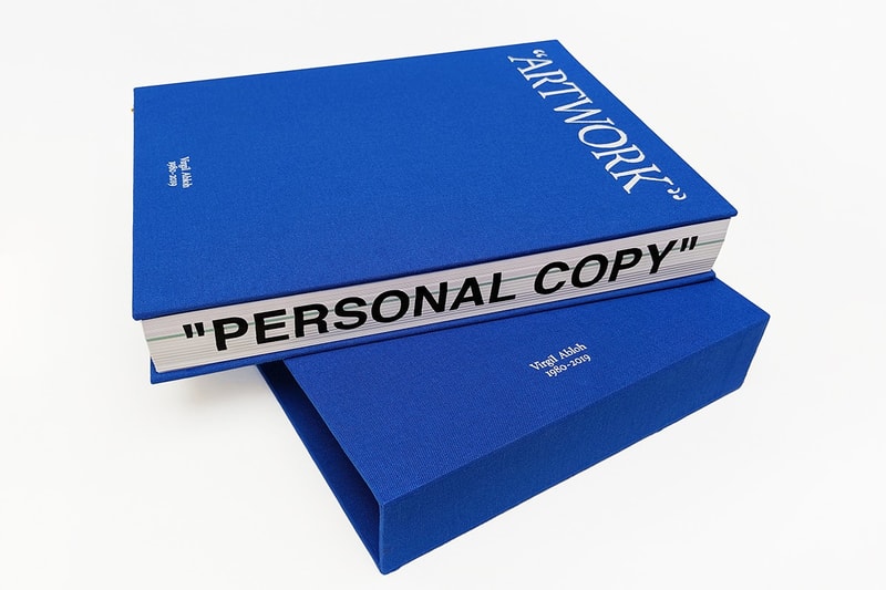 Virgil Abloh Figures of Speech Art Book Blue release date 