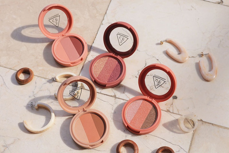 3CE Summer Makeup Collection K-Beauty Products Lipstick Blush Highlighter Sunscreen Remover Korean Eyeshadow Glitter 