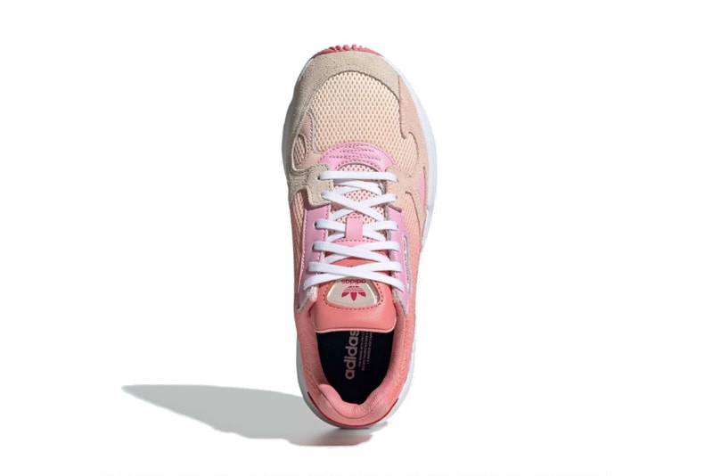 adidas Originals Falcon Coral/True Pink Release White Sneaker Shoe White Sole Summer Release