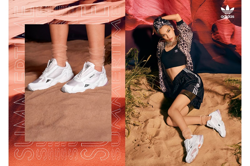 adidas Originals Falcon Zip Black Off White 