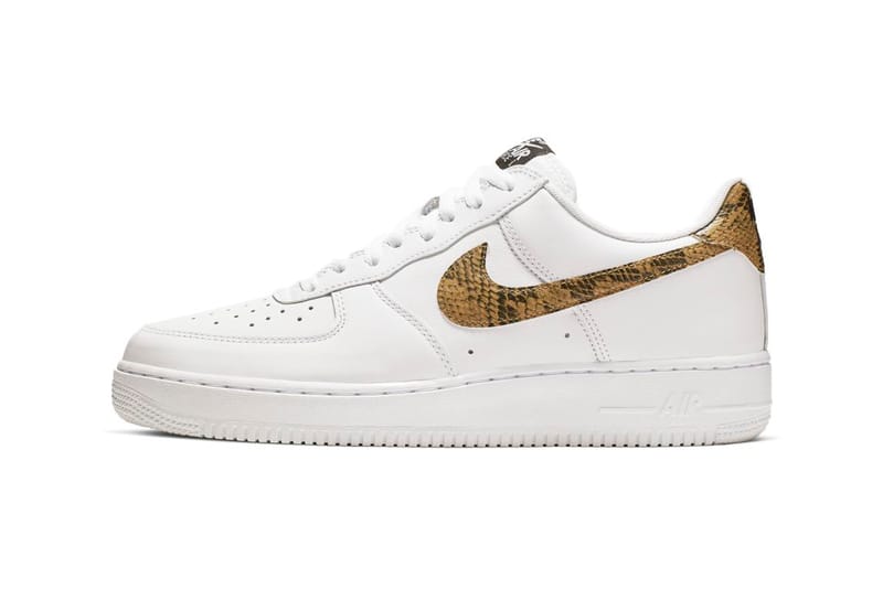 Nike's Air Force 1 Arrives With a Python-Print Snakeskin Swoosh