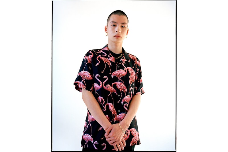Awake NY Spring Summer 2019 Collection Flamingo Shirt Black Pink