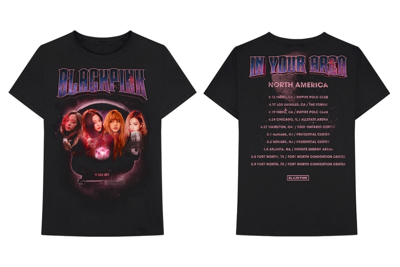 BLACKPINK In Your Area USA Europe UK World Tour Merch Hoodie T Shirt Hat Hammer