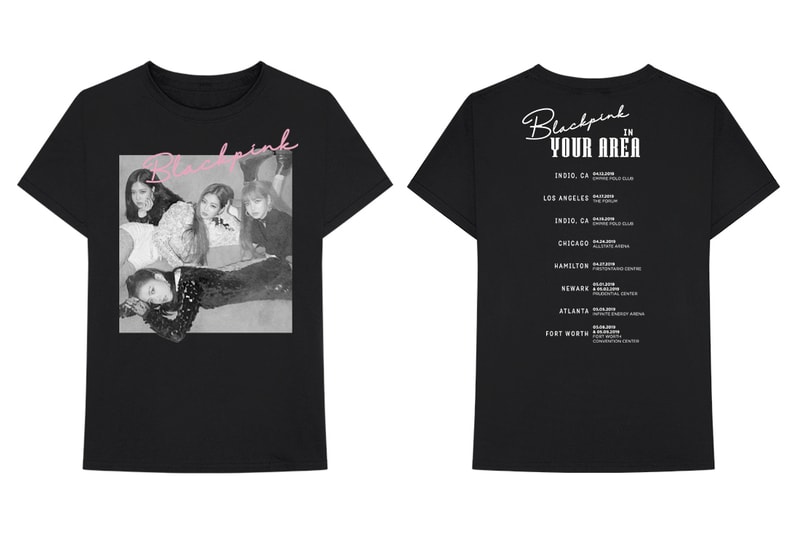 BLACKPINK In Your Area USA Europe UK World Tour Merch Hoodie T Shirt Hat Hammer