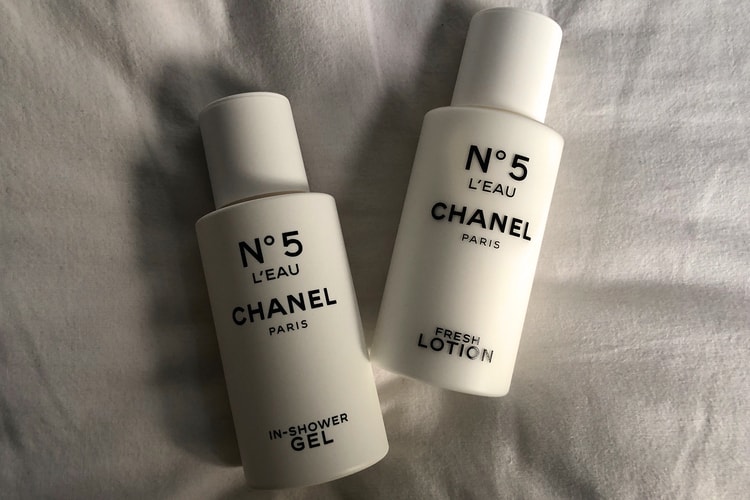 Chanel's N°5 L'EAU Shower Gel and Body Lotion Is for Chic Travellers