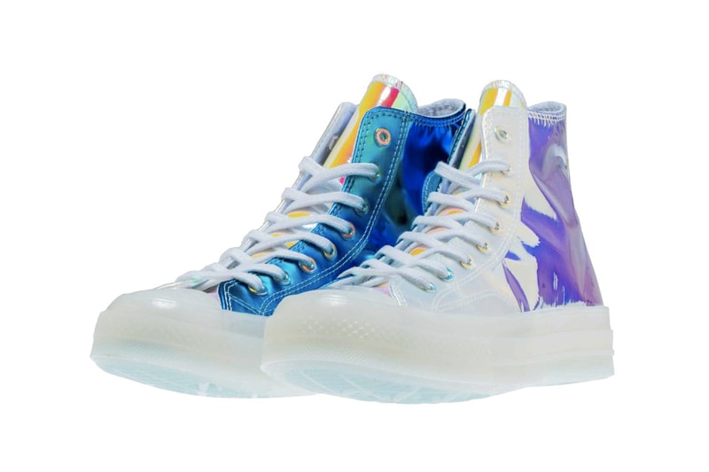 Converse Chuck 70 Metallic Iridescent Shine Release Shiny sneaker shoe chuck taylor silhouette trend