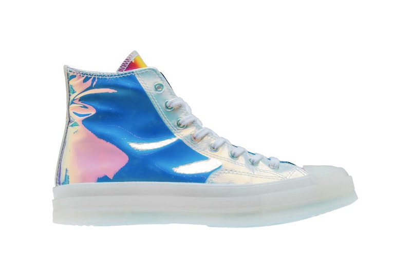 Converse Chuck 70 Metallic Iridescent Shine Release Shiny sneaker shoe chuck taylor silhouette trend