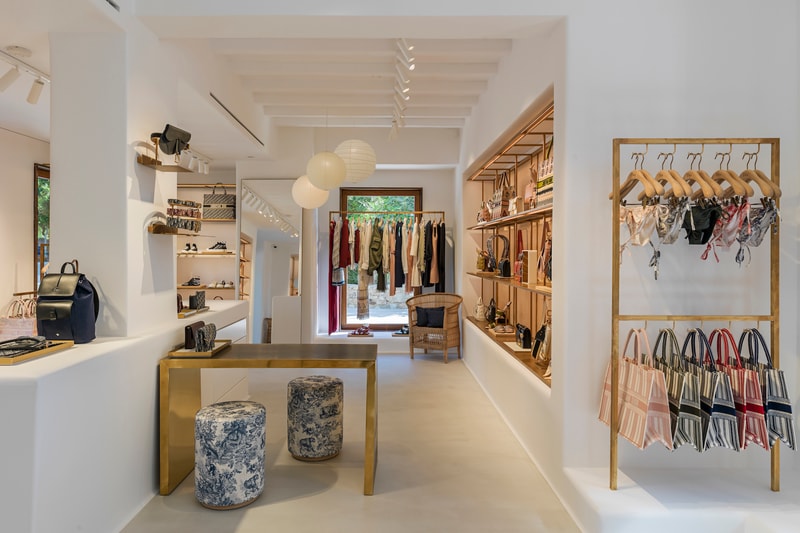 Dior Opens "Dioriviera" Mykonos Pop-Up Store Shop Collection Maria Grazia Chiuri Kim Jones Collection Fashion Greece 