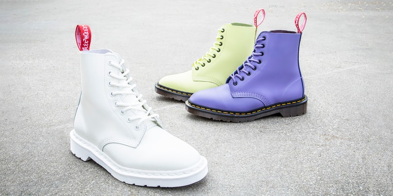 Dr. Martens Undercover Collaboration Pastel Boots Release Collection Leather Shoes Spring Summer 