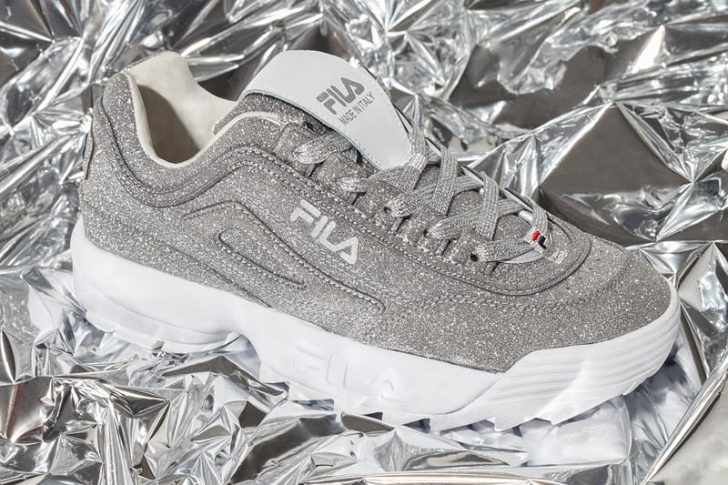 FILA's Silver Glitter Disruptor 2 Is Basically Made for Instagramming