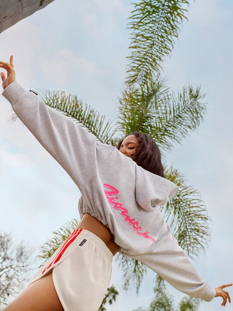 Fiorucci x adidas Originals Collection Release Collaboration Sneakers Falcon Slides Apparel Lookbook