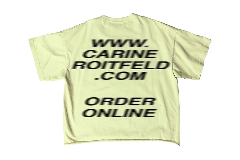 Free YEEZY Season 7 T-shirt Kanye West Carine Roitfeld Signed Pop-Up Store NYC