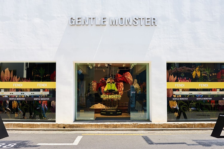 A Look Inside Gentle Monster x Fendi's Pop-Up With a Garden Café