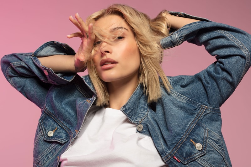 Hailey Bieber Levi's 501 Campaign