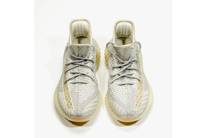 beige yeezy sneakers