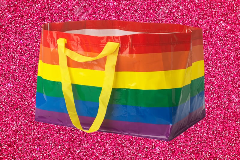 IKEA's Iconic Shopping Bag Gets a Rainbow Revamp Just in Time for Pride Month