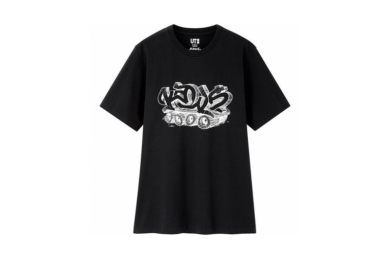 KAWS x Uniqlo UT Companion BFF Collaboration Summer 2019 Pocket T-shirt Black