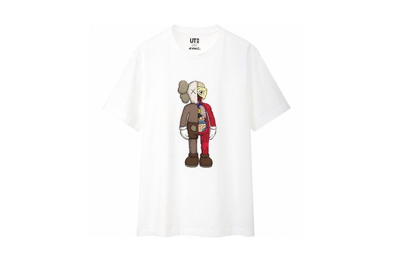 KAWS x Uniqlo UT Companion BFF Collaboration Summer 2019 Pocket T-shirt White