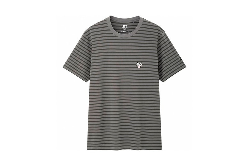 KAWS x Uniqlo UT Companion BFF Collaboration Summer 2019 Pocket T-shirt Grey