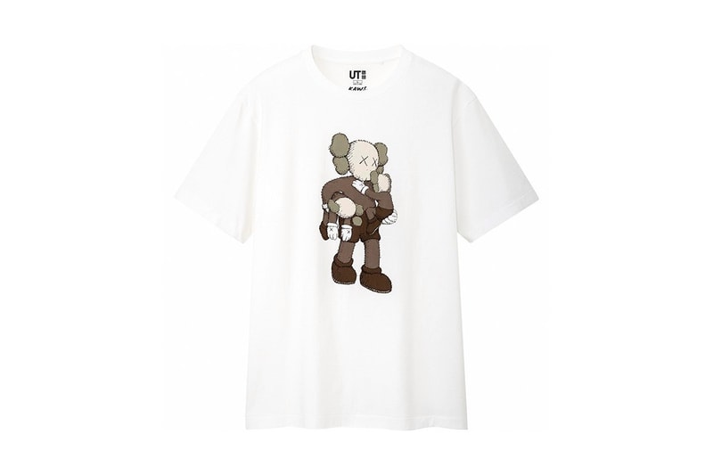 KAWS x Uniqlo UT Companion BFF Collaboration Summer 2019 Pocket T-shirt White