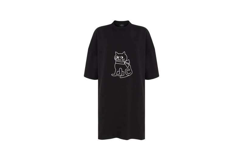 Lazy Oaf Mental Health Awareness Collection T Shirt Dress Black