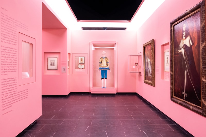 Metropolitan Museum of Art Spring 2019 Camp Notes on Fashion Exhibition Dress Blue Gold