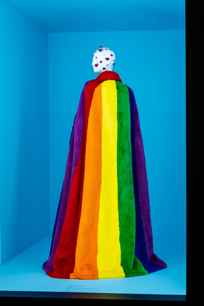 Metropolitan Museum of Art Spring 2019 Camp Notes on Fashion Exhibition Rainbow Coat Red Yellow Orange