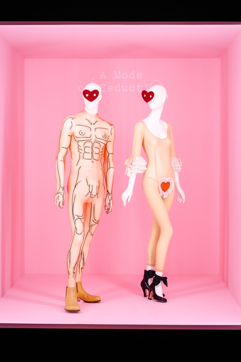 Metropolitan Museum of Art Spring 2019 Camp Notes on Fashion Exhibition Bodysuit Cream Pink Red