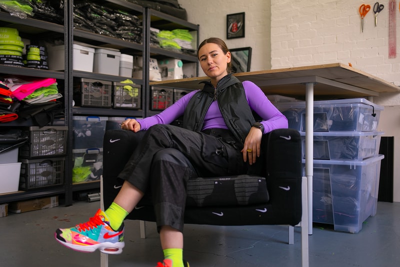 Alexandra Hackett Miniswoosh Interview Studio Visit London Fashion Week Mens Runway Show Collection Studio ALCH