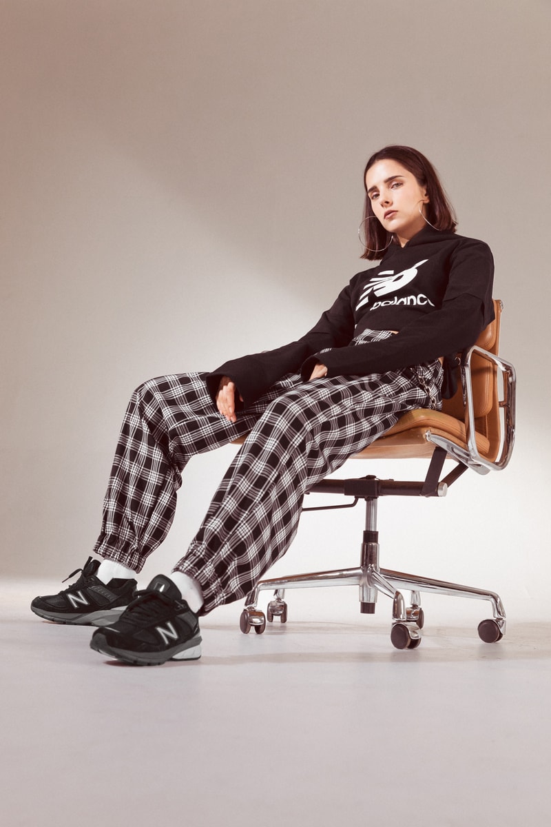 new balance 990v5 dad sneaker styling editorial jeans