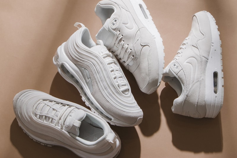 Nike Air Max 97 Air Max 1 "Summit White" Creme Beige Sneaker Release Spring Summer Shoe