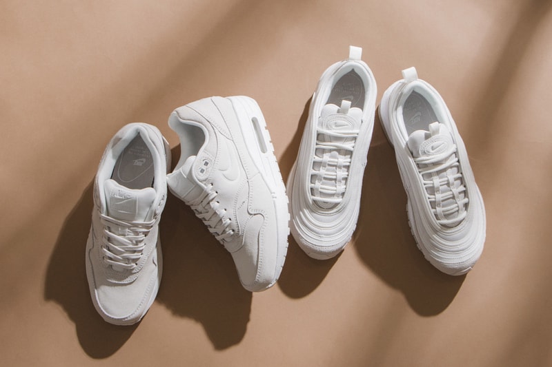 Nike Air Max 97 Air Max 1 "Summit White" Creme Beige Sneaker Release Spring Summer Shoe