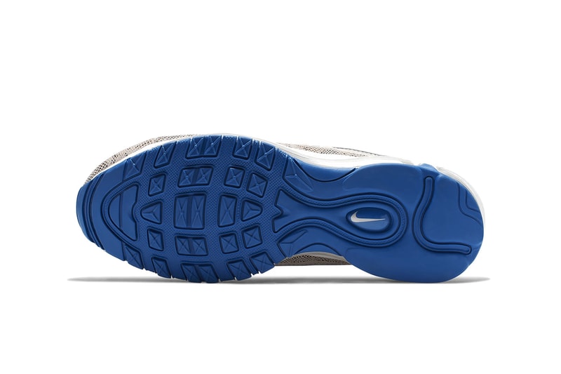 Nike Air Max 98 Premium "Camo" Sneaker Beige Blue Grey pattern texture upper shoe summer trainer