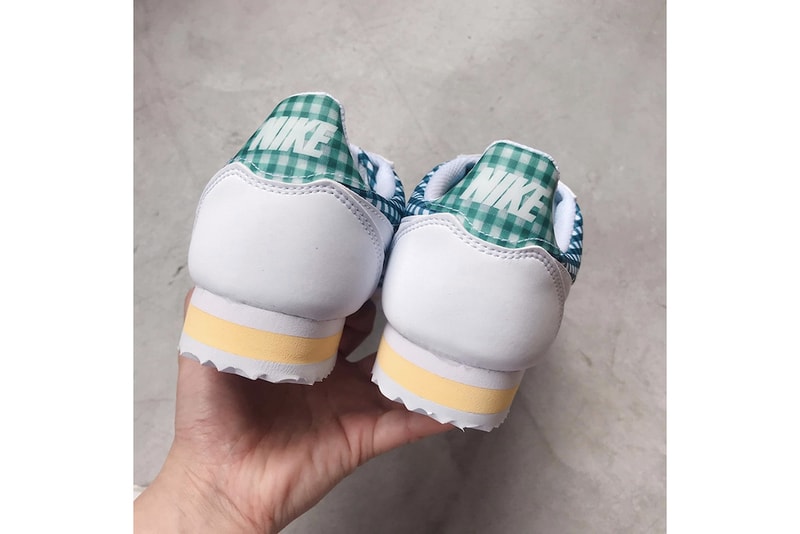 Nike Cortez Gingham Sneaker Print Release Blue Green Yellow Red
