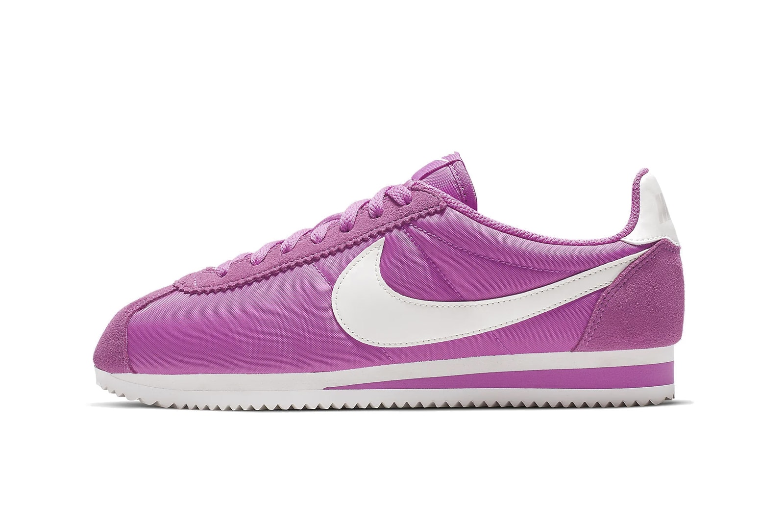 Best Nike Cortez Sneakers To Buy Summer 2019 Pink White Classic Iridescent Metallic Swoosh Shoe Trainer