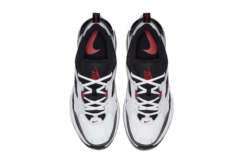 Nike M2K Tekno Monarch Red White Black Sneaker Release Drop Shoe Footwear Trainer Chunky 
