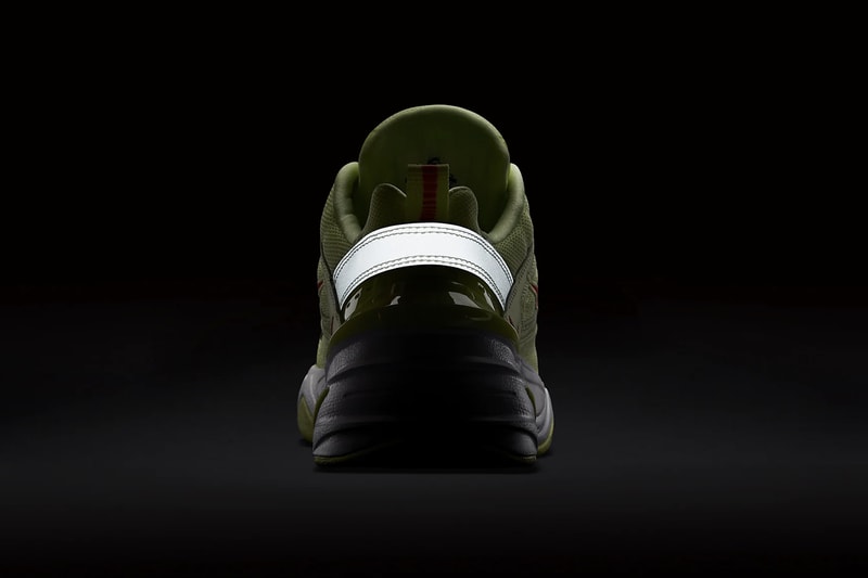 Nike M2K Tekno Neon Green Red Orange Yellow Drop Release Sneaker Shoe Vibrant Trend Dad Sneaker Chunky Shoe