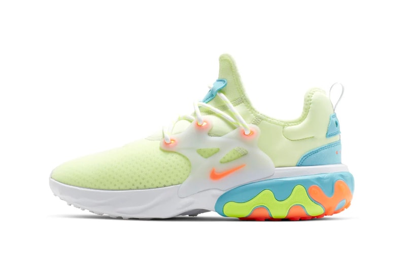 Nike React Presto Psychedelic Lava Green Orange