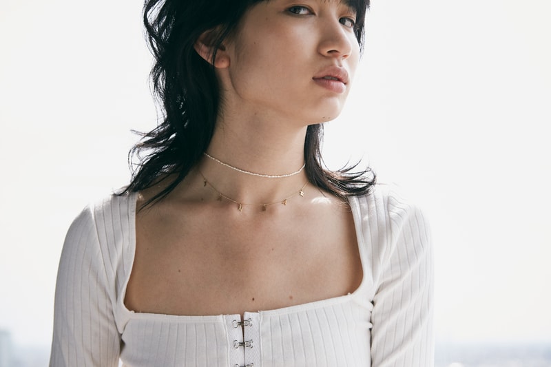 Numbering Spring Summer 2019 Lookbook Chain Necklace Silver