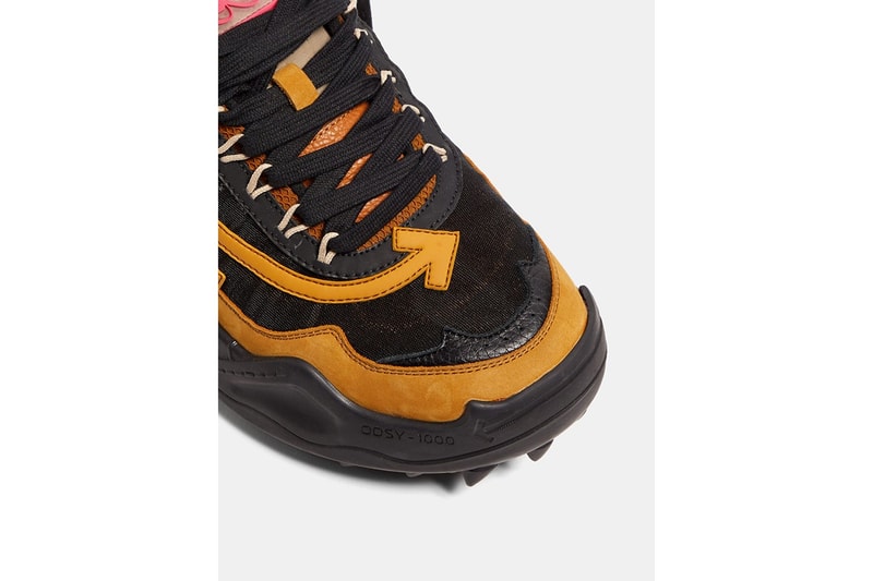 Off-White™ ODSY-1000 Spiked Industrial Sneaker Release Chunky Trainer