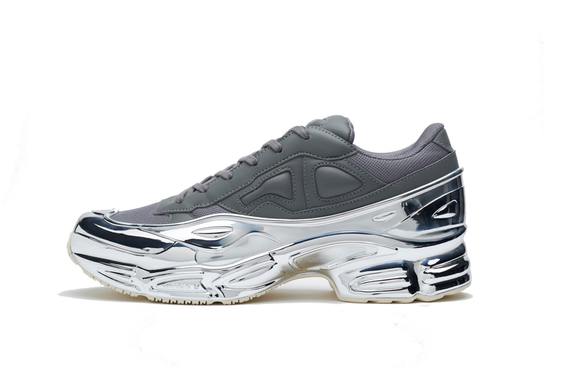 adidas by Raf Simons RS Ozweego Metallic Silver Release Colorways Sneakers 