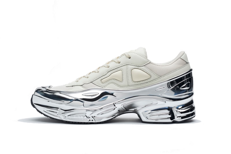 adidas by Raf Simons RS Ozweego Metallic Silver Release Colorways Sneakers 
