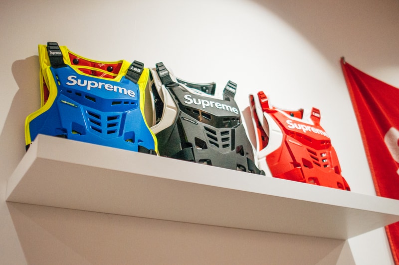 supreme accessories sothebys hong kong auction punching bag pinball machine fender guitar cash gun