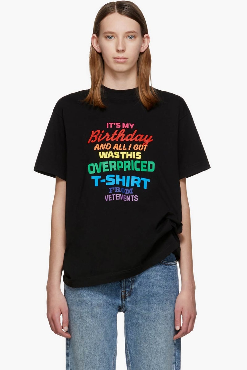 Vetements Birthday T-Shirt 