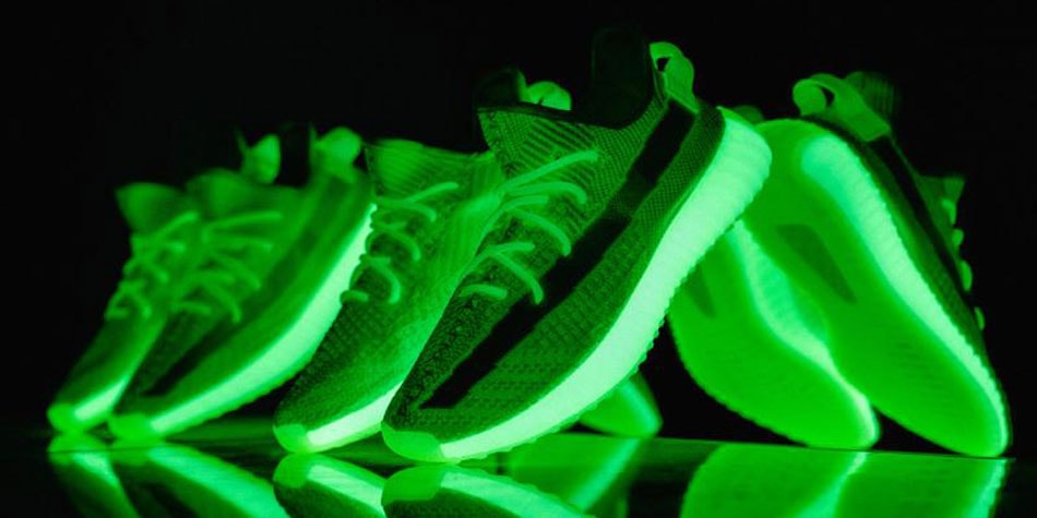 adidas gazelle silver green womens Adidas Yeezy Boost 350 V2 Glow In The Dark main image 0