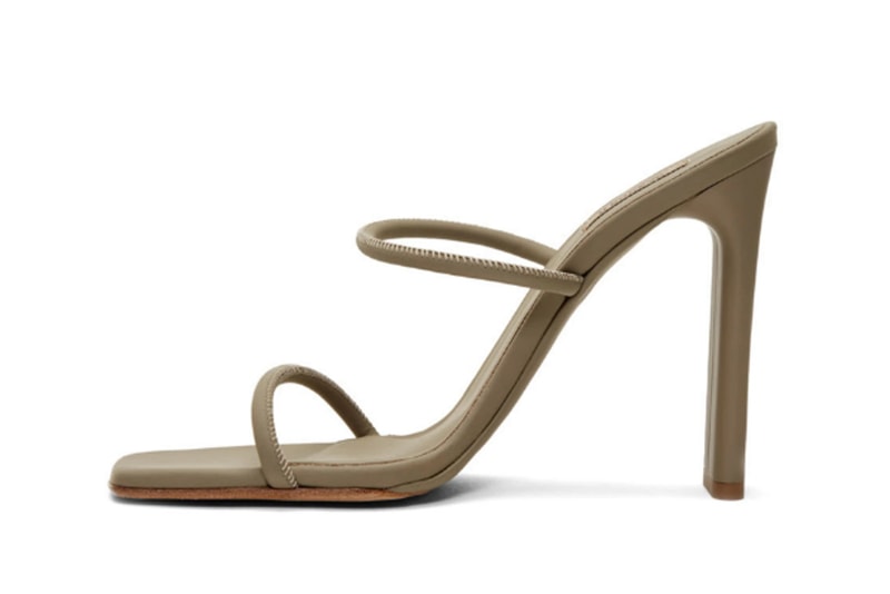 YEEZY Season 8 Collection Beige Minimalist Heel Sandals