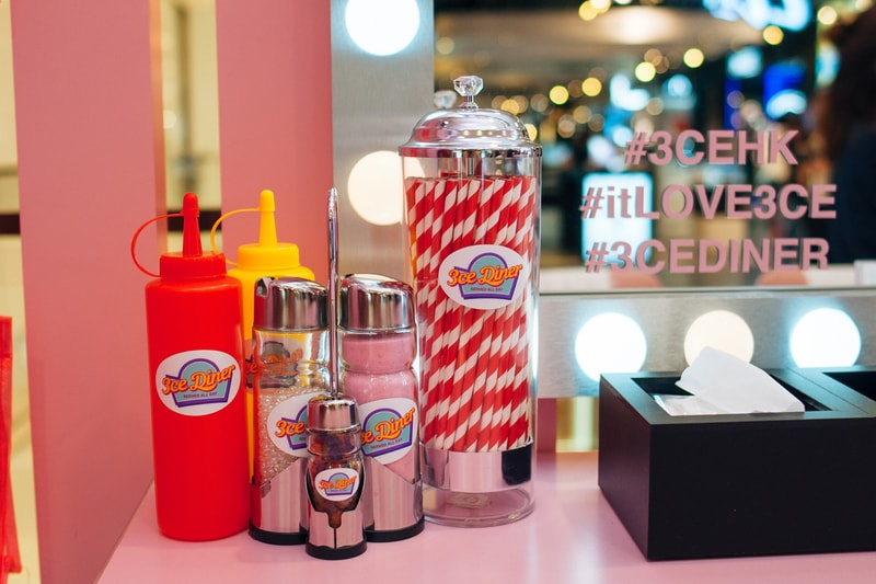 3CE Diner Pop Up Hong Kong Beauty Makeup Samples