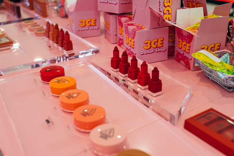 3CE Diner Pop Up Hong Kong Beauty Makeup Lipstick Samples